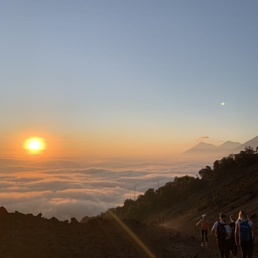 sunset hike