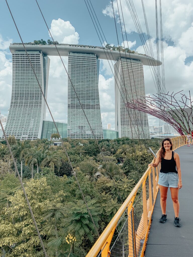 Supertrees at gardens by the bay