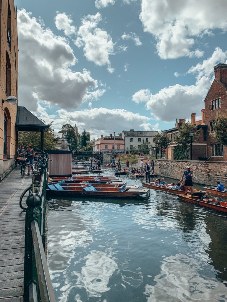 punting on the river cam