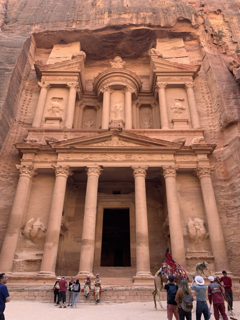 the Treasury at Petra